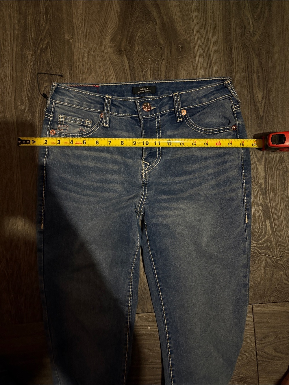True Religion Light Blue Flared Jeans - Picture 8 of 16